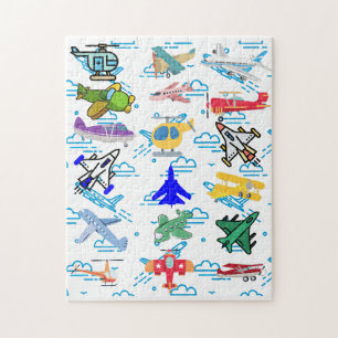 Airplanes Jets and Helicopters Jigsaw Puzzle