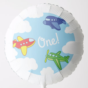 Airplanes Jets Cute Kid's Birthday Party Balloon