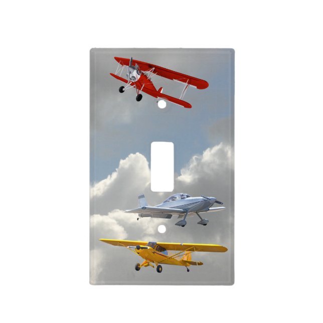 AIRPLANES LIGHT SWITCH COVER (Front)