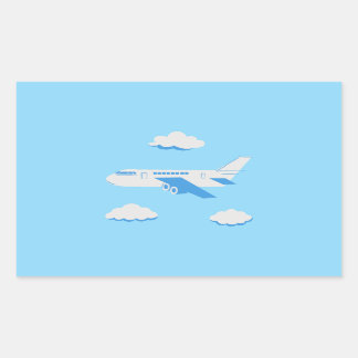 Airplanes Party Collection! Rectangular Sticker
