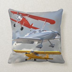 AIRPLANES THROW PILLOW