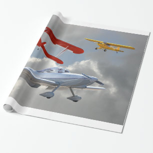 AIRPLANES WRAPPING PAPER