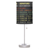 Airport Board (customizable) Table Lamp (Left)