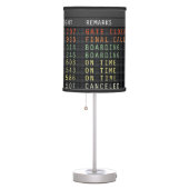 Airport Board (customizable) Table Lamp (Right)