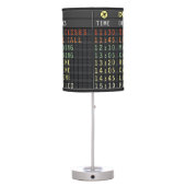 Airport Board (customizable) Table Lamp (Back)
