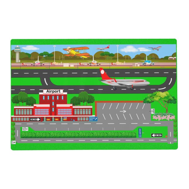 Airport-City for Play  Placemat (Front)