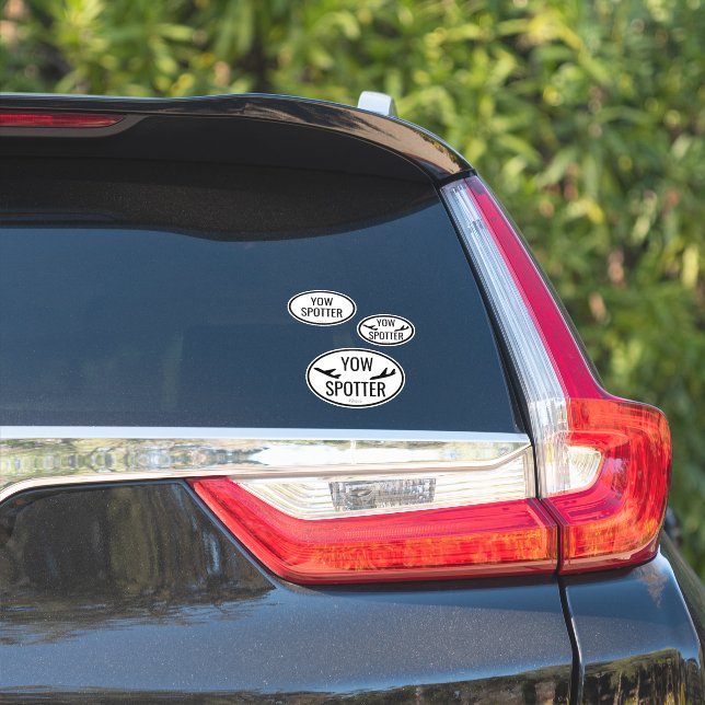 Airport Code Spotter Custom - Cut Vinyl Sticker (Car Side)