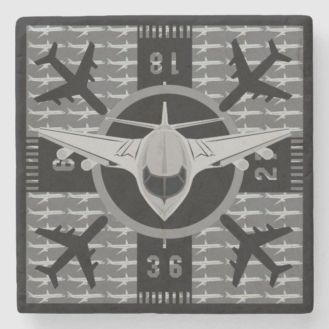 Airport Edition Stone Coaster (Front)