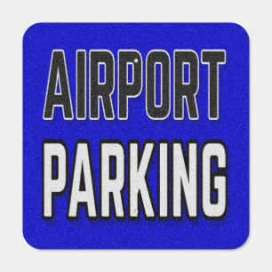 Airport Parking Metal Sign