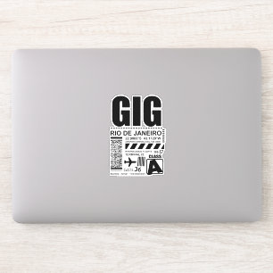 Airport Rio de Janeiro GIG Sticker