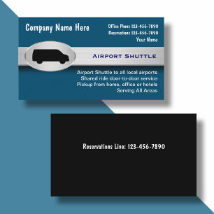Airport Shuttle Business Business Card