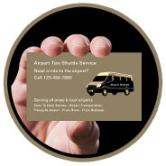 Airport Shuttle Taxi Tranport Business Card at Zazzle