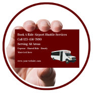 Airport Shuttle Transportation Taxi Business Cards at Zazzle