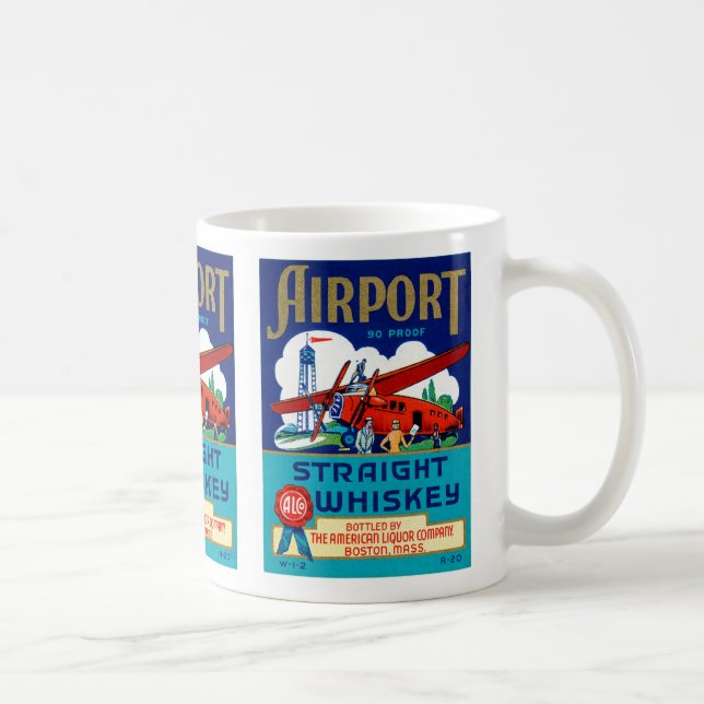 Airport Straight Whiskey Coffee Mug (Right)