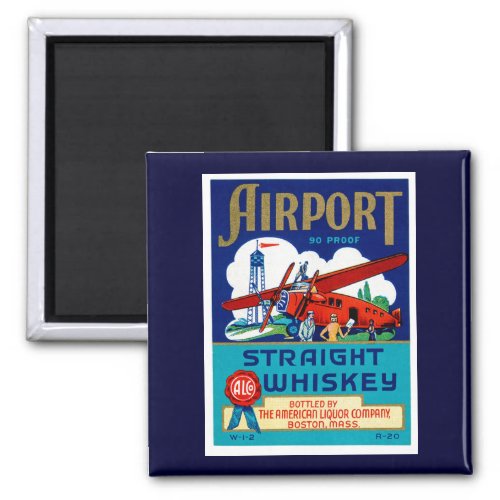 Airport Straight Whiskey Magnet