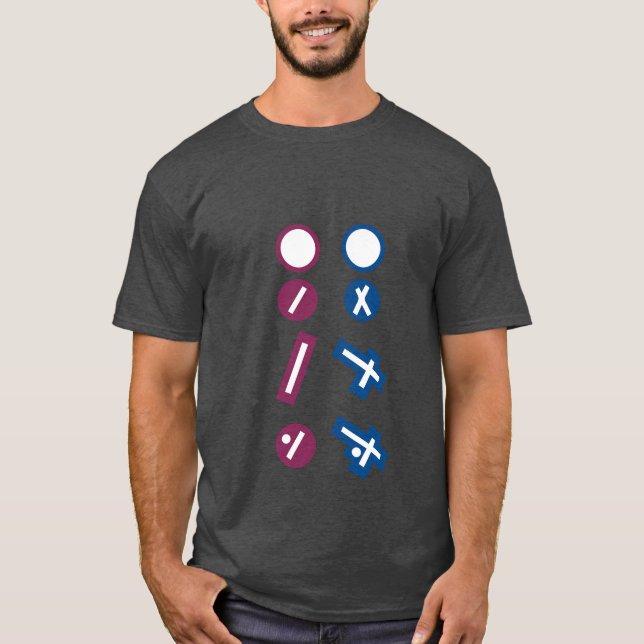 Airport Symbols Chart Pilot Drone T-Shirt (Front)