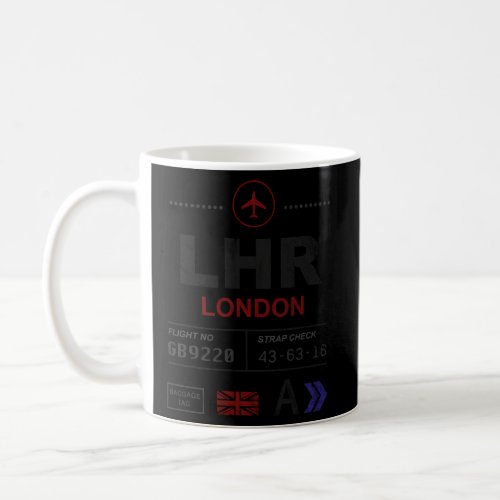 Airport Tag Heathrow London Coffee Mug