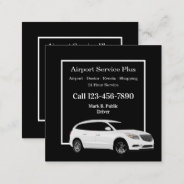 Airport Taxi Double Side Suv Business Cards at Zazzle