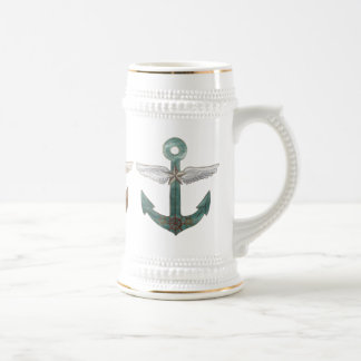 Airship Anchors Beer Stein