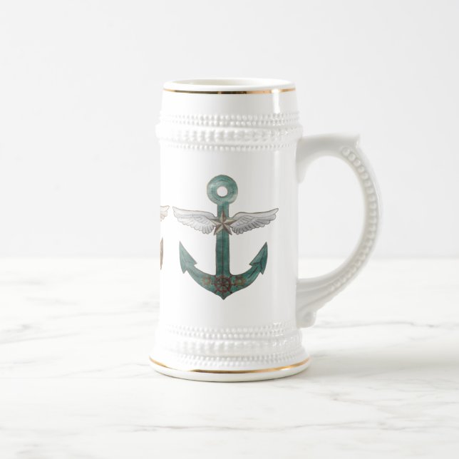 Airship Anchors Beer Stein (Right)