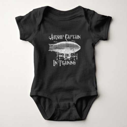 Airship Captain in Training Steampunk for Kids Baby Bodysuit
