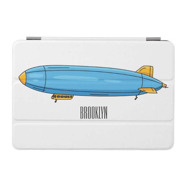 Airship cartoon illustration iPad mini cover (Horizontal)