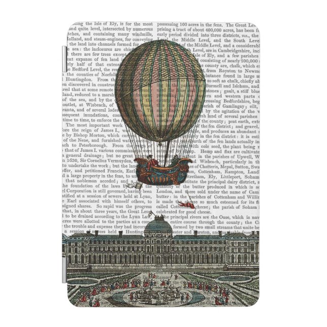 Airship Over City iPad Mini Cover (Front)