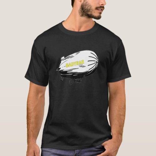 Airship Zeppelin Flight  Badyear Blimp T_Shirt