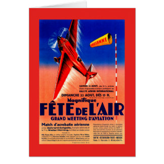 Airshow Featuring Haryse Hilsz Promotional Poste Cards