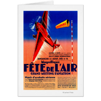 Airshow Featuring Haryse Hilsz Promotional Poste Cards