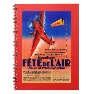 Airshow Featuring Haryse Hilsz Promotional Poste Notebook
