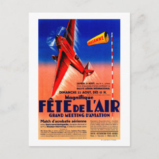 Airshow Featuring Haryse Hilsz Promotional Poste Postcard
