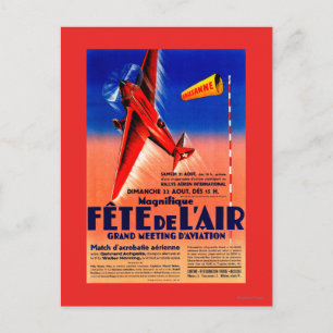 Airshow Featuring Haryse Hilsz Promotional Poste Postcard