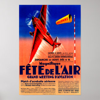 Airshow Featuring Haryse Hilsz Promotional Poste Poster