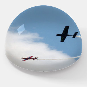 Airshow Fixed Wing Airplane Dogfight Paperweight