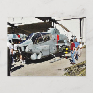 Airshow Helicopter Postcard