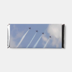 Airshow Military Jet Formation Hershey Bar Favors