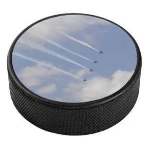 Airshow Military Jet Formation Hockey Puck
