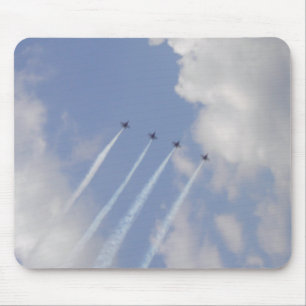 Airshow Military Jet Formation Mouse Pad