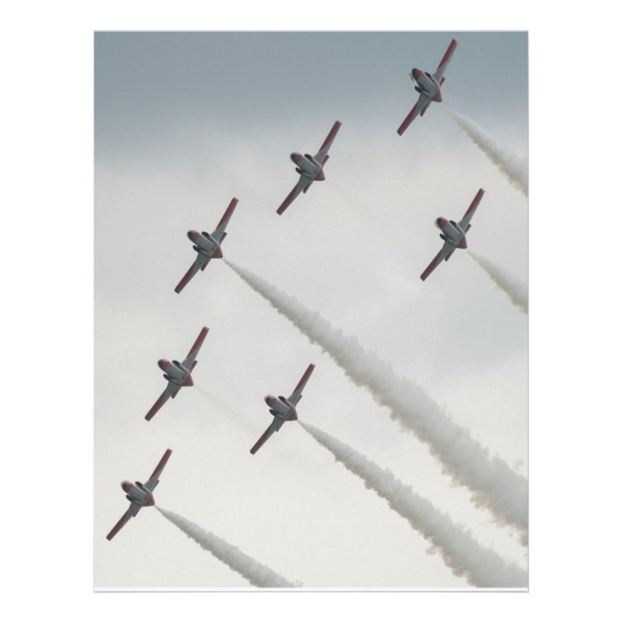 airshow plane composition custom letterhead