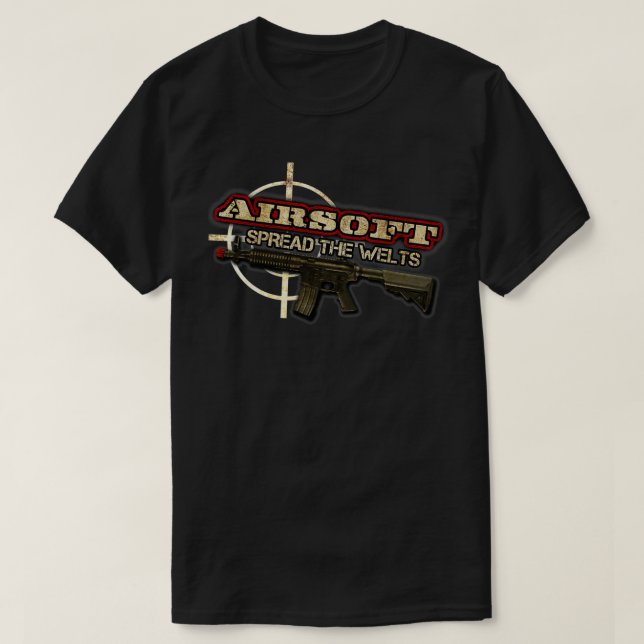 Airsoft Airsoft Shirt Spread the Welts Paintball P (Design Front)