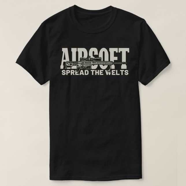 Airsoft Airsoft Spread The Welts T-Shirt (Design Front)
