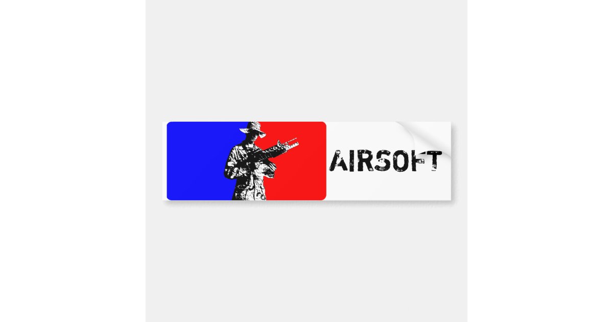 AIRSOFT bumper sticker | Zazzle