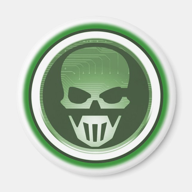 Airsoft Korea - GHOSTS Logo Magnet (Front)