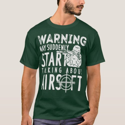 Airsoft Shooting Sports Airsoft Player  Copy  T_Shirt