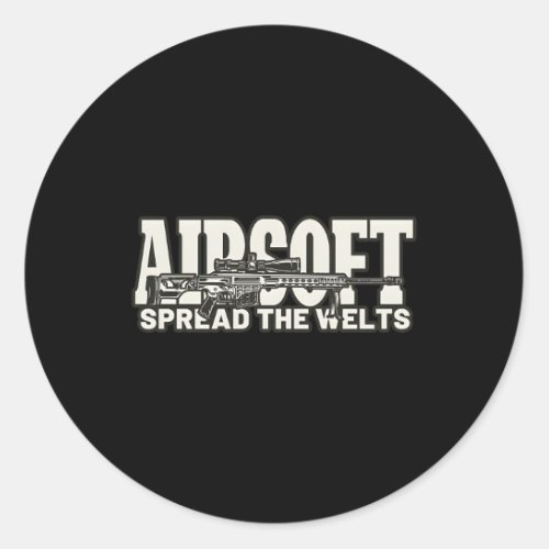 Airsoft Spread The Welts Airsoft Classic Round Sticker