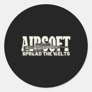 Airsoft Spread The Welts Airsoft Classic Round Sticker
