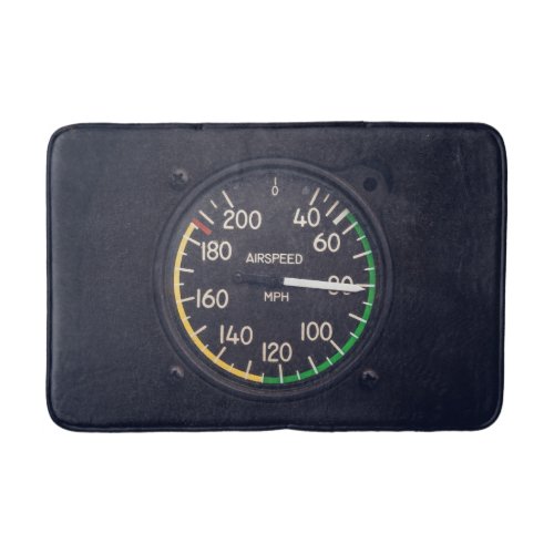 Airspeed Gauge Bath Mat