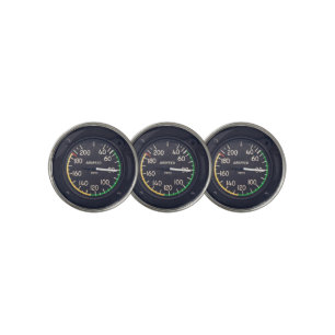 Airspeed Gauge Golf Ball Marker