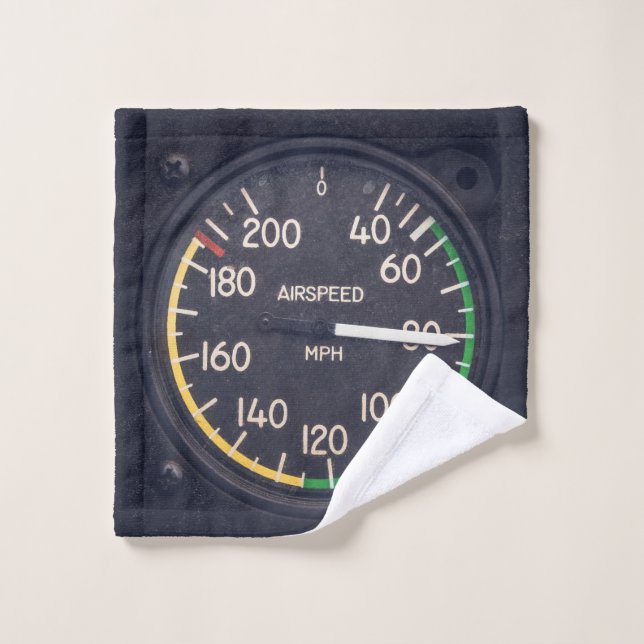 Airspeed Gauge Wash Cloth (Wash Cloth)